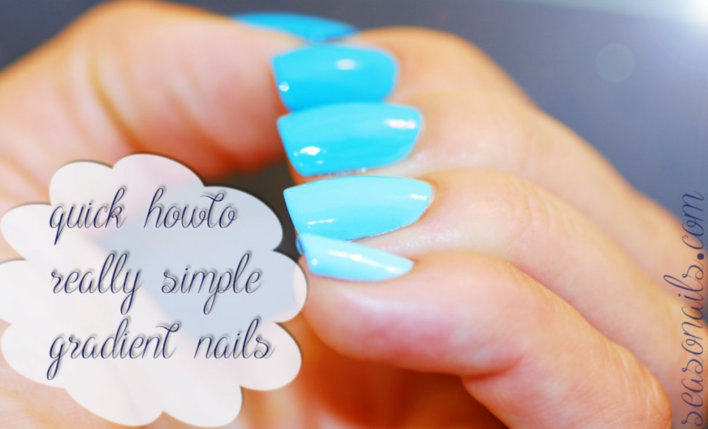 easiest gradient nails how to step by step