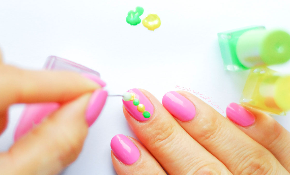 easy pink spring nails how to