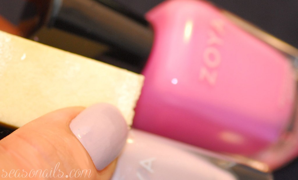 girly gradient nails tutorial Zoya colors
