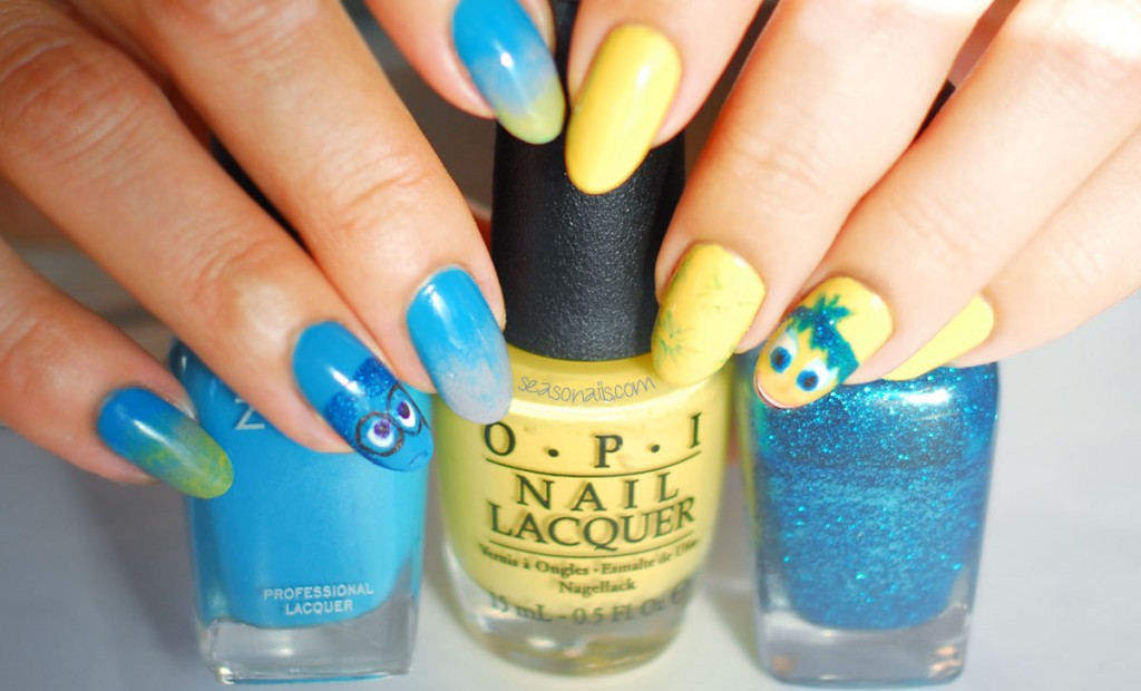 pixar inside out movie nails