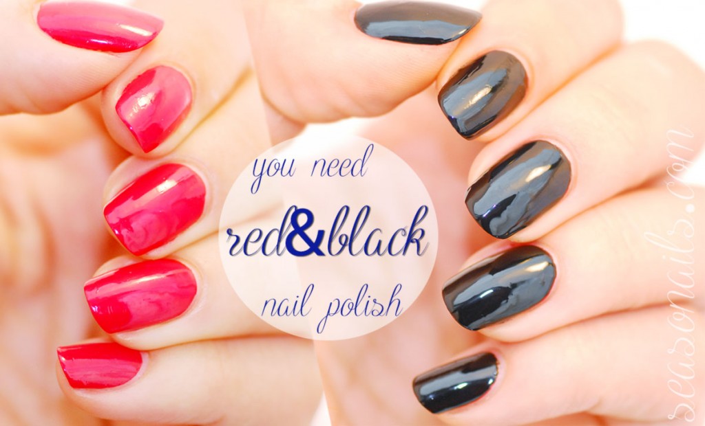 red black nail polish must have seasonails guide