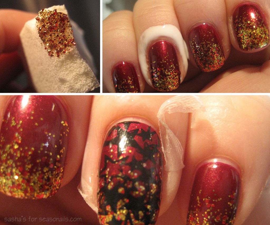 stars stamped nails sasha s tutorial