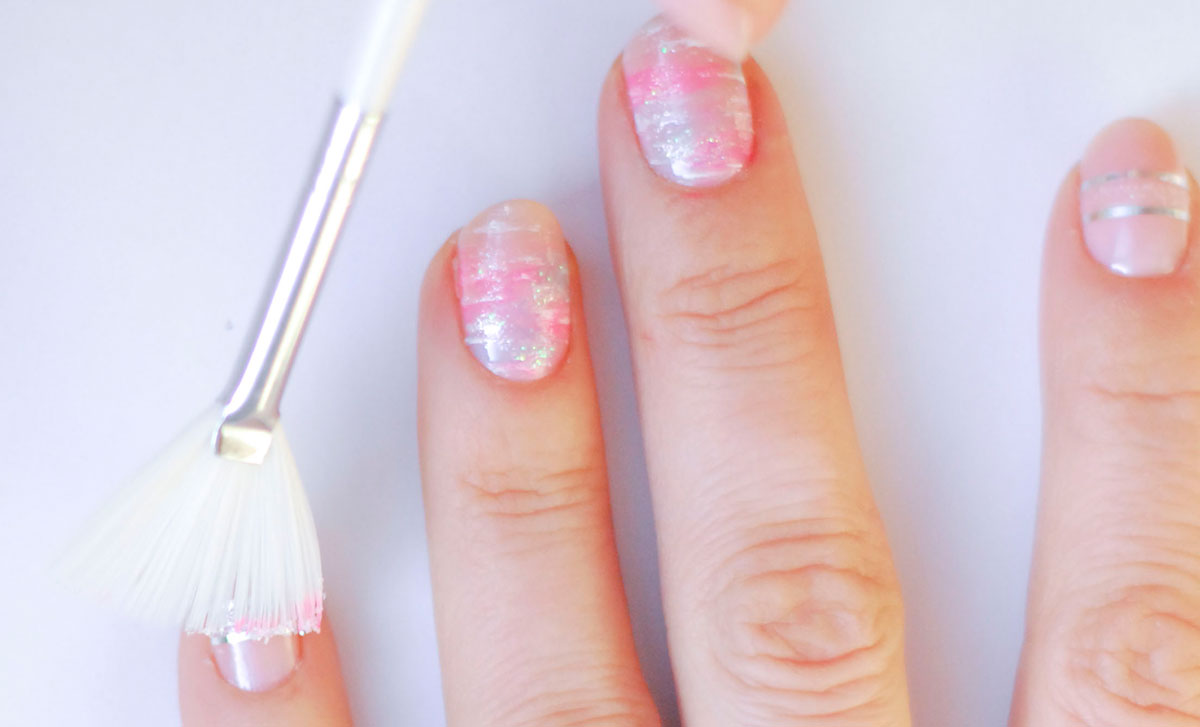subtle pastel spring nails