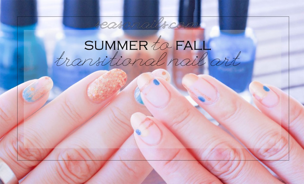 summer to fall nail art