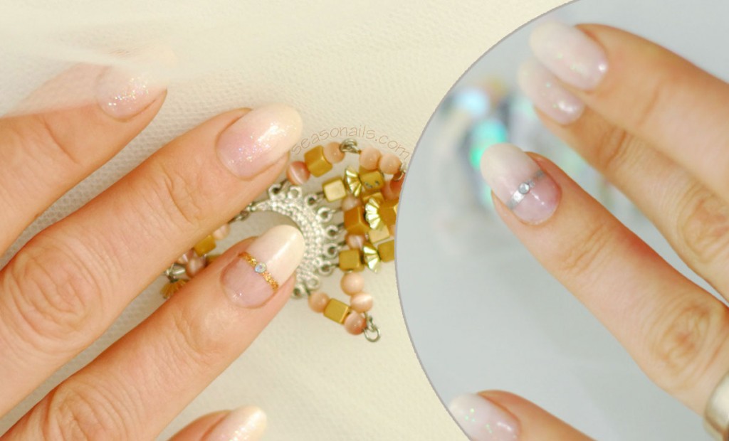 the perfect wedding bridal nails