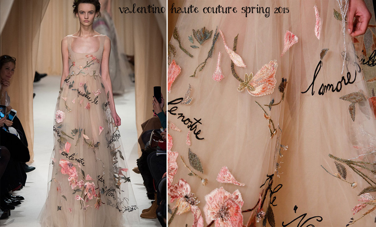 valentino haute couture spring 2015 dress