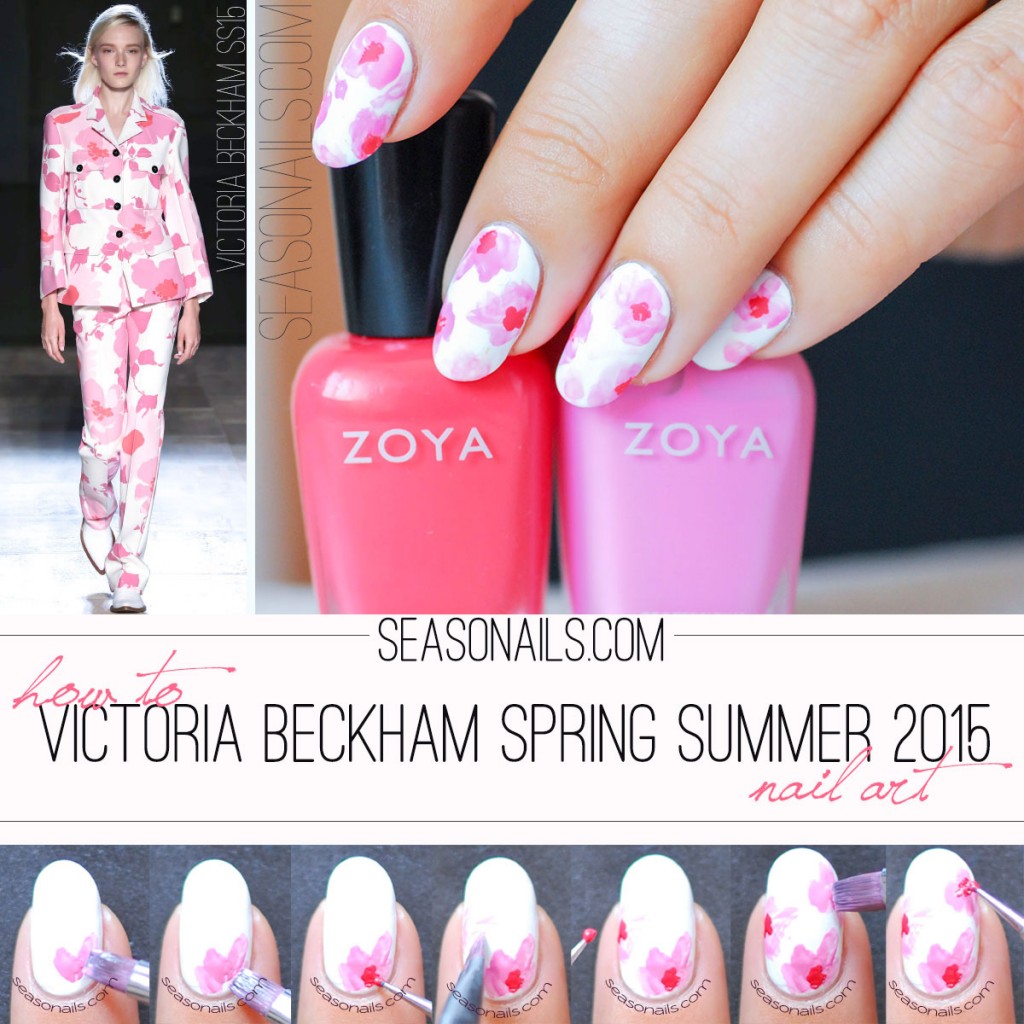 victoria beckham summer 2015 nails tutorial
