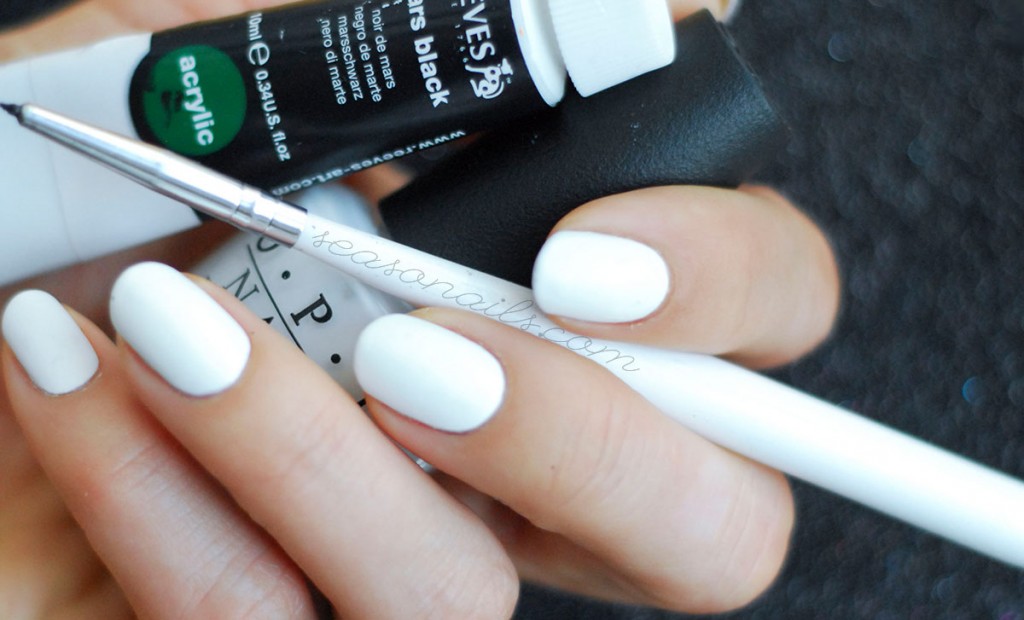 white matte nails ready for nail art