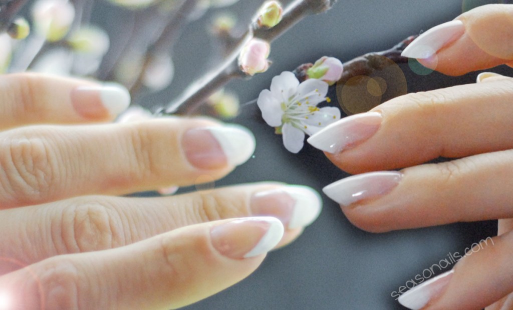 6 french nails designs