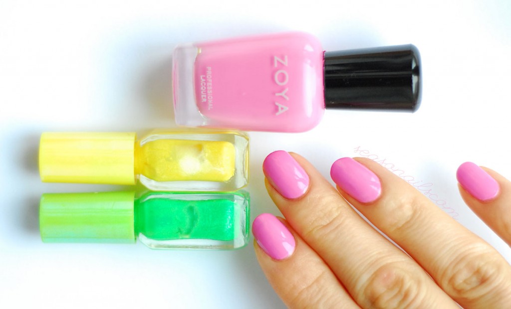 cancer awareness pink nails zoya sweet