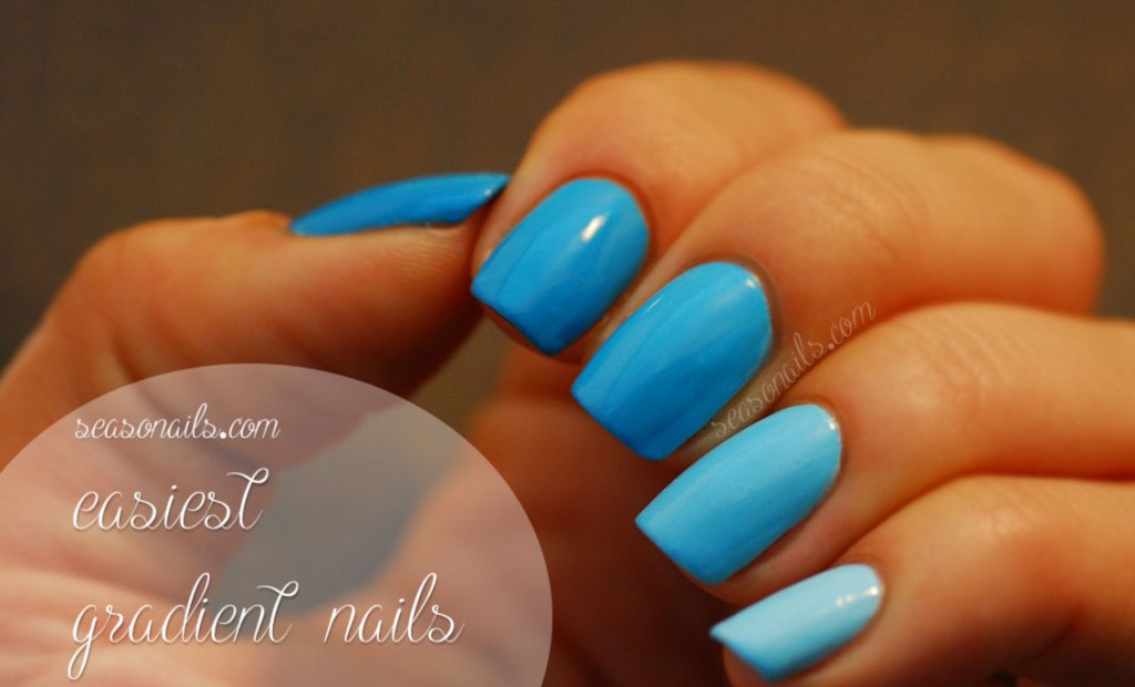 easiest gradient nails how to without flash