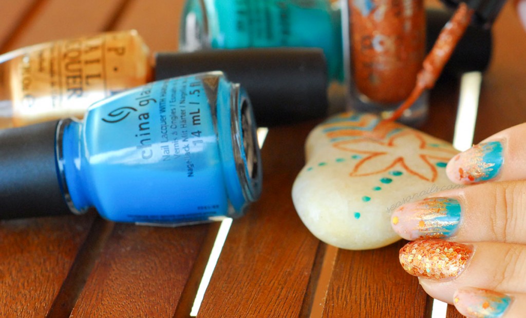how to paint pebble stone nail polish