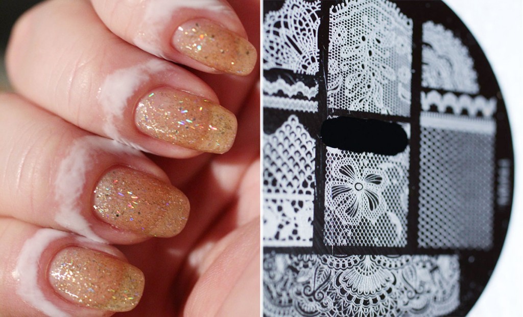 lace nails tutorial step two