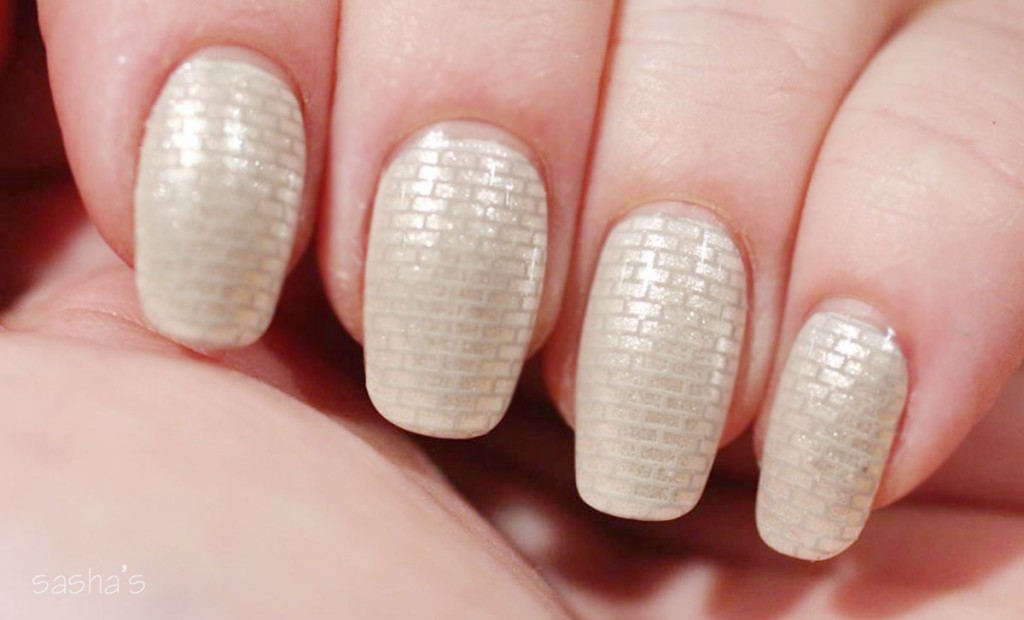 stamped brick wall nails